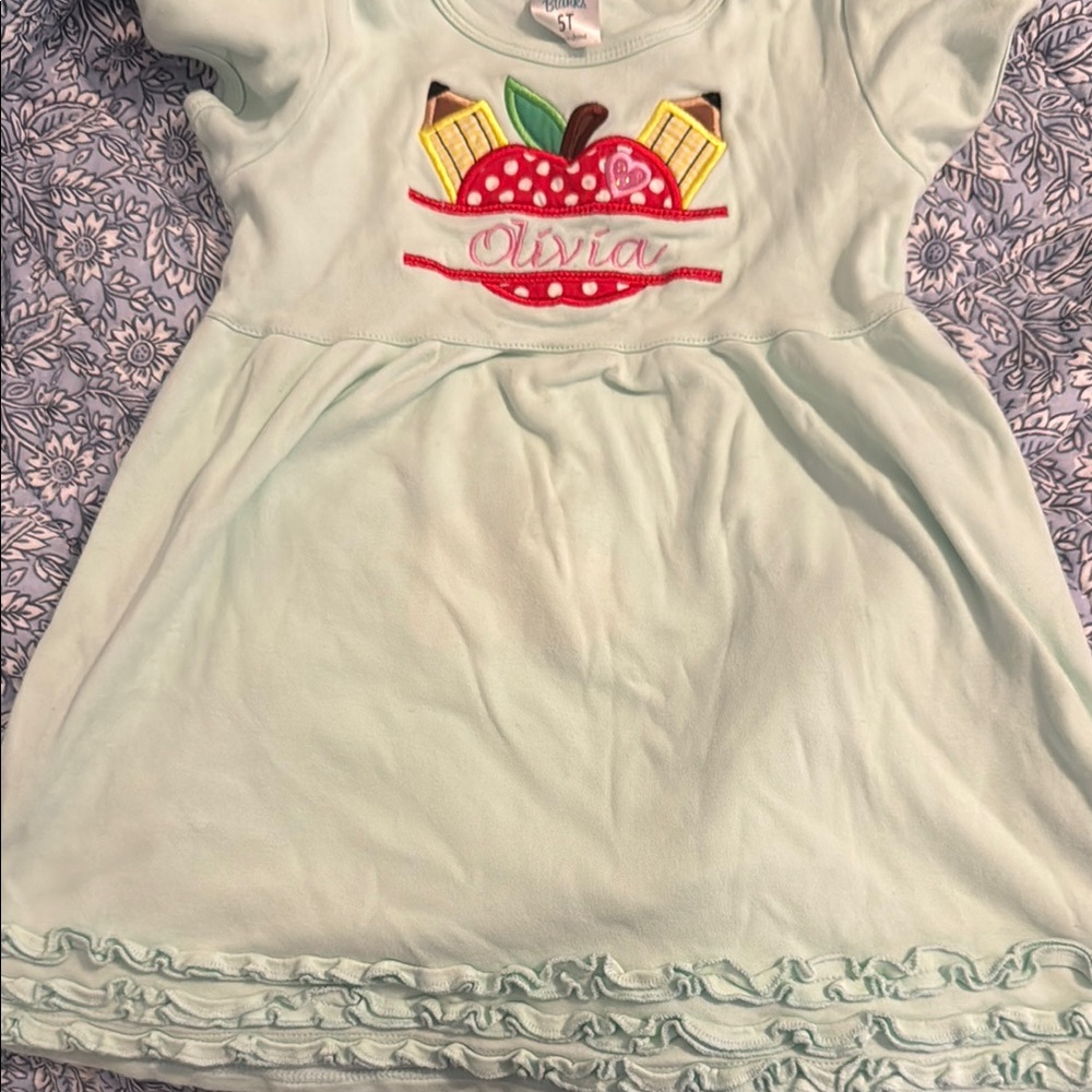 Kids Casual Dress in Light Blue